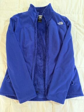 The North Face Women's Royal Blue Teddy Fleece Jacket